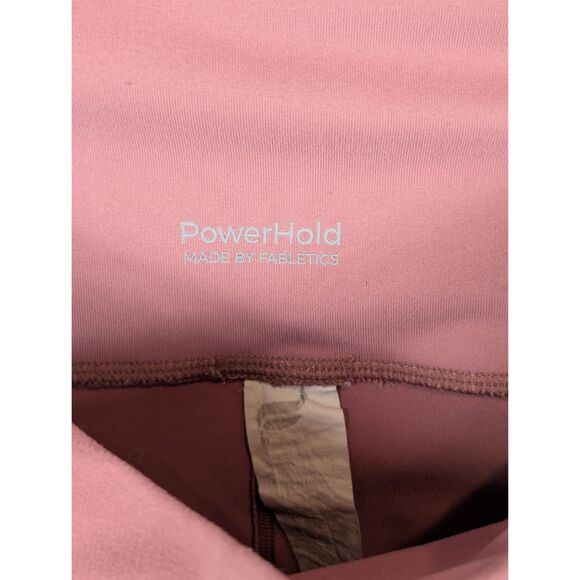 Fabletics PowerHold Leggings w/ Pockets Salmon Women's Size Medium - Picture 11 of 13